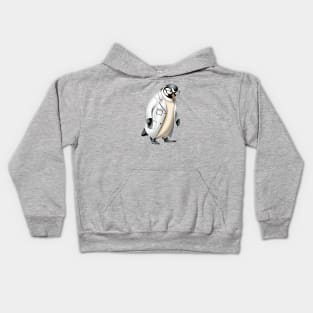 Scientist Penguin Kids Hoodie